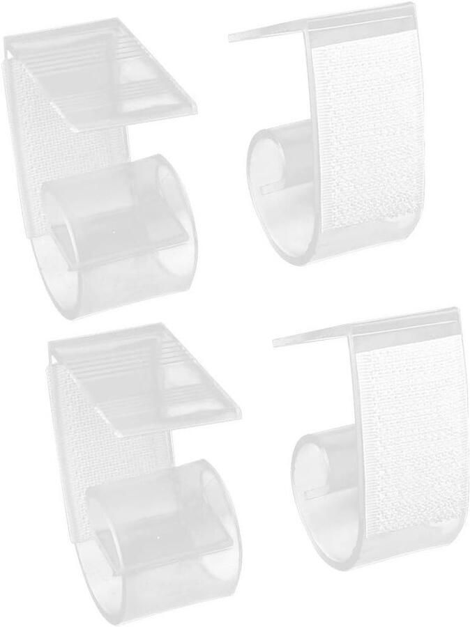 Allecto plus Plastic Haak Lus Tafelkleed Skirting Clips voor Bruiloft Feest Banket (4 stuks)