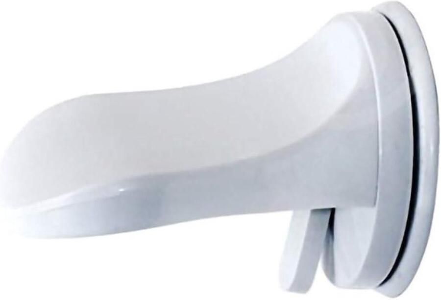 Allecto Plus Plastic Zuignap Voetsteun voor Douche en Badkamer Handig Hulpmiddel voor Scheren en Douchen Voetsteun voor Thuis en Hotel Gebruik