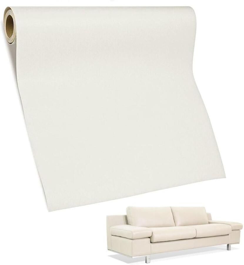 Allecto plus Reparatieset voor leer zelfklevende lederen patch banken autostoelen bureaustoel hoofdeinde Beige