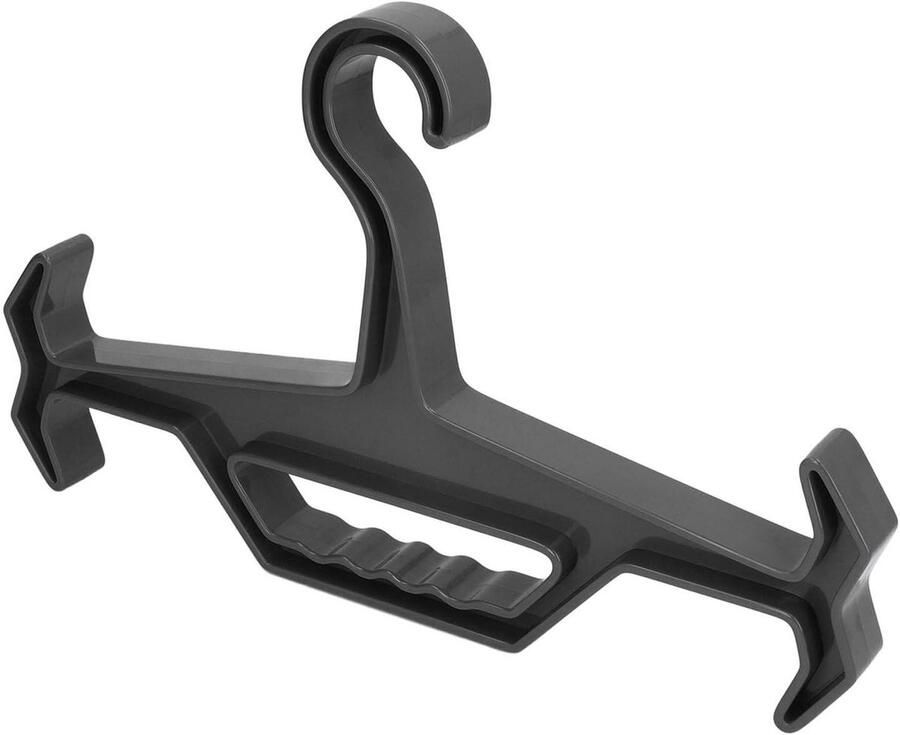 Allecto Plus Robuuste zwarte kleerhanger voor politie-uitrusting en tactische accessoires