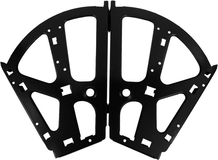 Allecto plus Roestvrijstalen flip-rackbeugels voor thuis 4 stuks Schoenenkast oplossingen met montageonderdelen energed