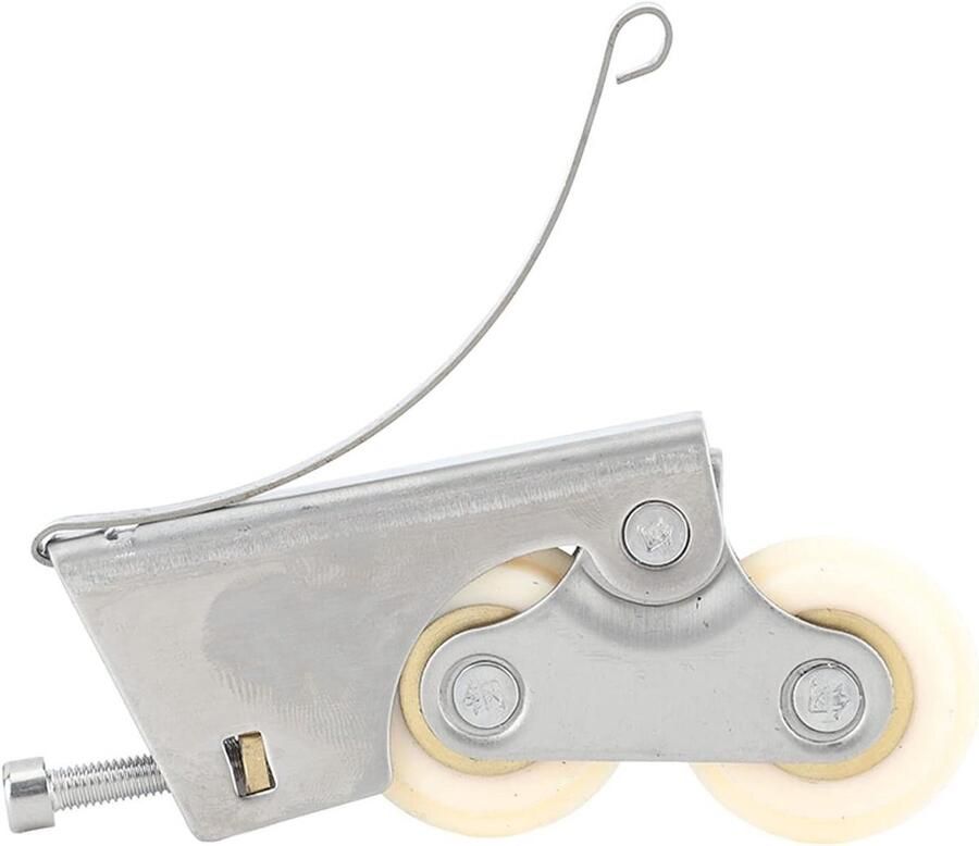 Allecto plus Roestvrijstalen Schuifdeurkast katrol 2 stuks Stil en glad rollend Meubilair accessoire toepassingen