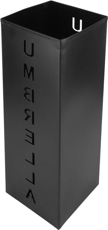 #N Ruimtebesparende Metalen Paraplubak voor Inkomhal Stijlvolle Paraplu-emmer met Ornamenten