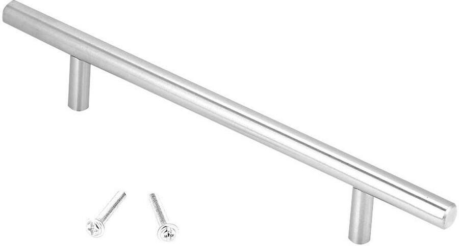 Allecto Plus RVS Keukenhandgrepen Kast T-stanghandgreep Meubel Lade Trekkers Kastknoppen voor Keuken Badkamer Lade Meubel Trekkers (350 mm)