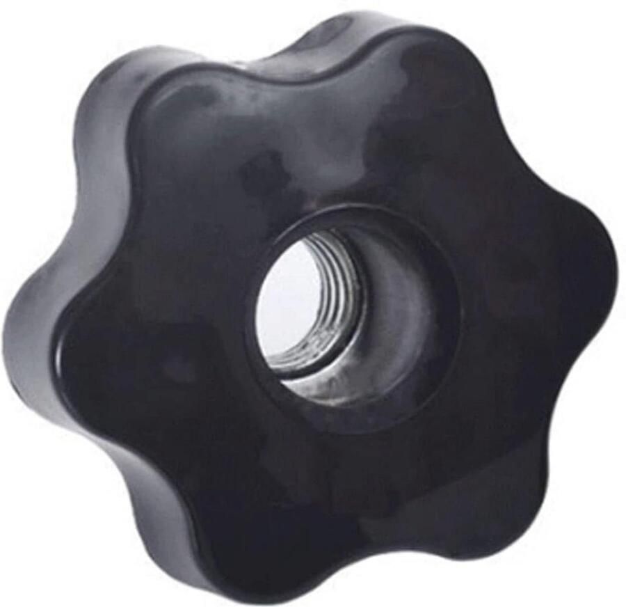 Allecto plus Schroefdraad Klemknoppen M8 48mm Dia Vrouwelijke Knop voor Werktuigmachines Grip Handvat Latche Klemmoeren Hoofd