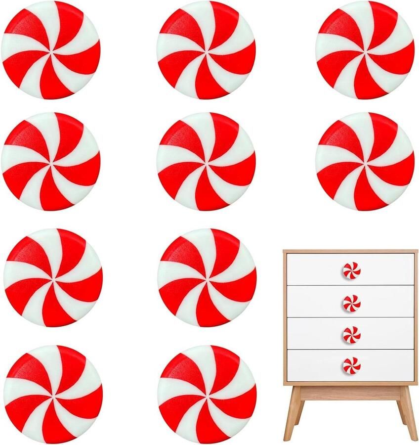 Allecto Plus Set van 10 deurklinkbuffers voor bescherming tegen muren en meubels met zeer elastische deurgreepbescherming