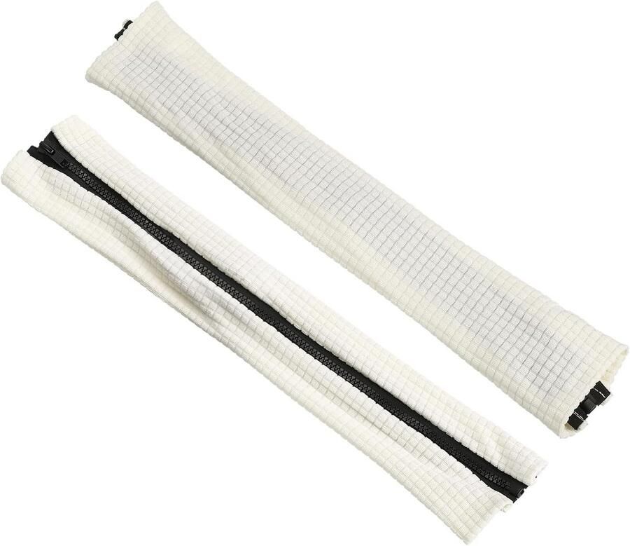 Verwijder merknaam en optimaliseer titel: Set van 2 bureaustoelhoezen rekbare armleuninghoezen voor computerstoelen beschermhoezen voor bureaustoel in wit