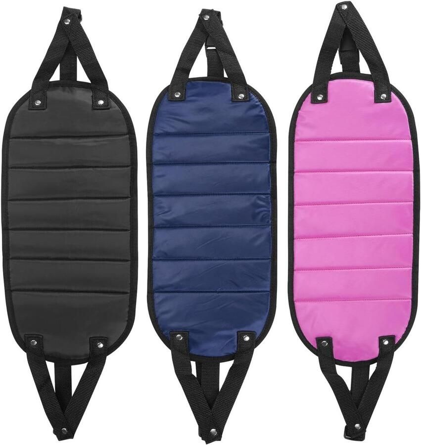 Allecto plus Set van 3 reismatten voor vliegtuig en kantoor met verstelbare voetsteun Ergonomische voethangmat voor comfort tijdens reizen en werken