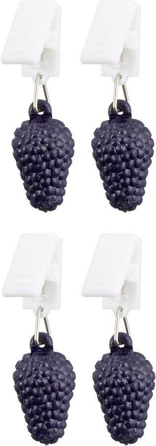 Set van 4 tafelkleedgewichten met klemkracht Ideaal voor gedekte tafel Braambesmotief