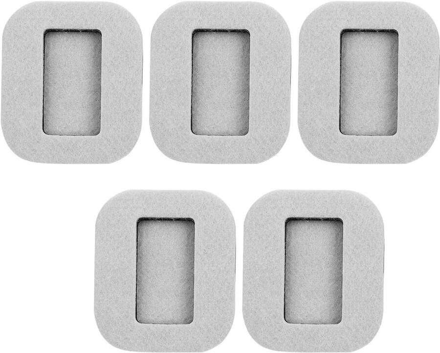 Allecto plus Set van 5 meubelwielbekers voor vloerbescherming en antislipbasis