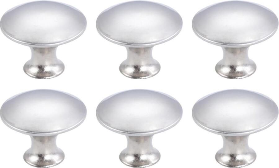 Allecto Plus Set van 6 vintage kastknoppen met chique uitstraling voor keukenkasten 27 mm doorsnede
