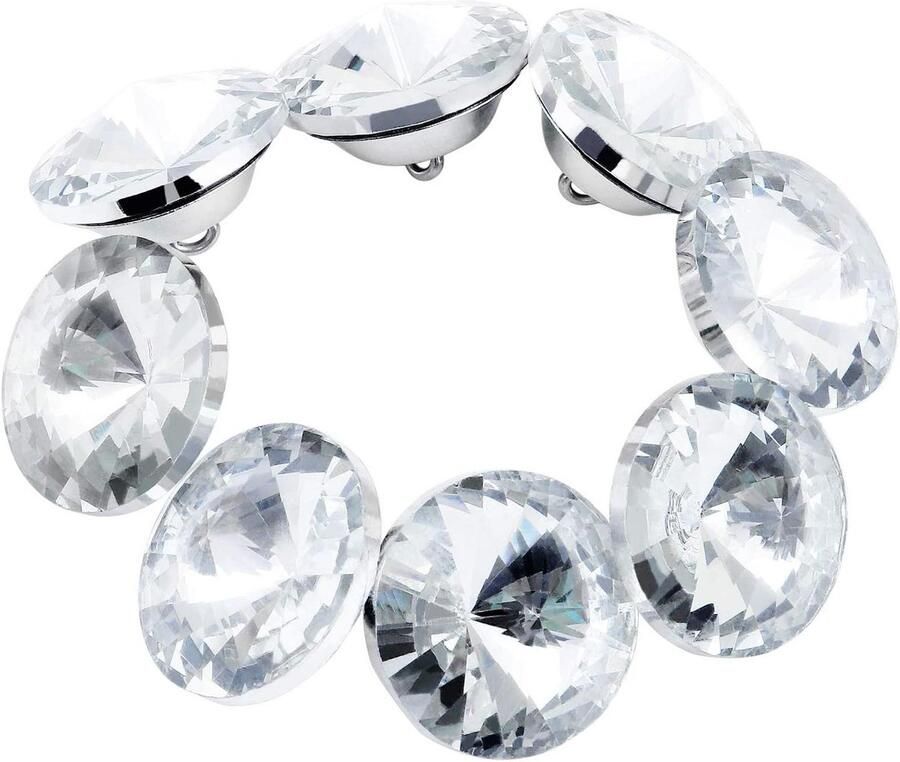 Allecto Plus Set van 60 transparante strass-knoppen voor naaien bank bed hoofdeinde knutseldecoratie