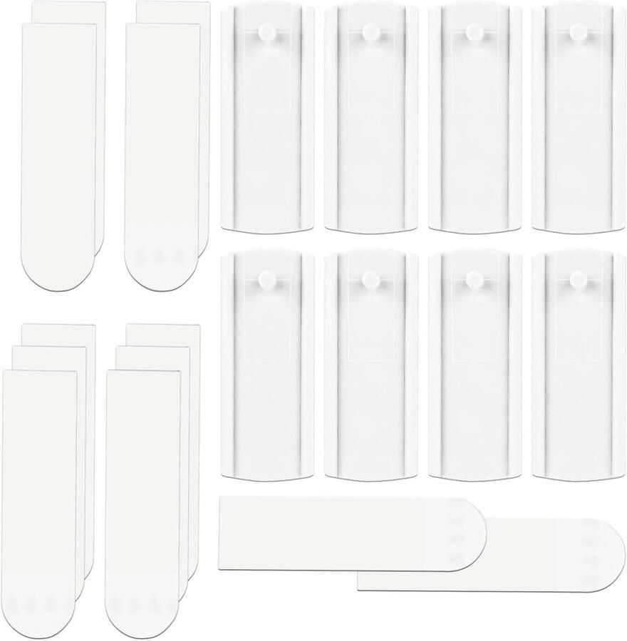 Allecto plus Fotolijst Hangers Set van 8 Zelfklevende Frame Hangers voor Badkamer en Keuken Schadevrij Ophangsysteem voor Fotolijsten Deuren en Kasten