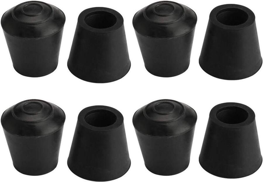 Allecto plus Rubberen poten kap top deksel voor meubelstoel 12 mm 1 2 binnendiameter