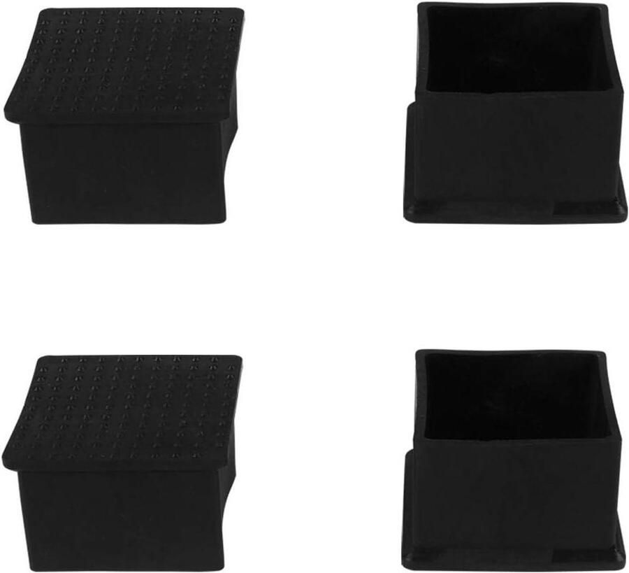 Allecto plus Tafelpootdoppen set voor Home Furniture Beschermers 47x47mm 4 stuks