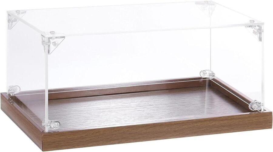 Allecto plus Transparante Acryl Vitrine 25 x 15 x 10 cm Opbergdoos voor Actiefiguren Collectible Display