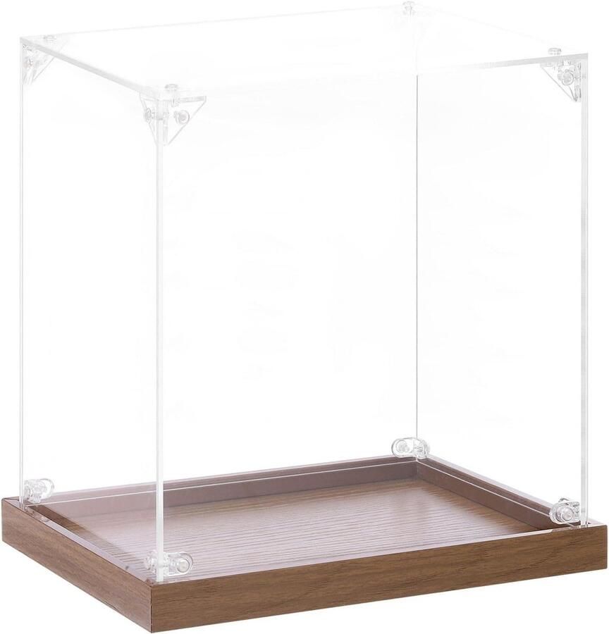 Allecto plus Transparante Acryl Vitrine Showbox 20x15x20 cm Stofdicht en Gemonteerd Voor Verzamelaars en Actiefiguren