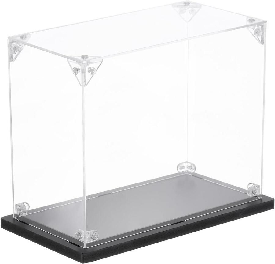 Allecto plus Transparante acryl vitrinekast 10x20x15 cm voor actiefiguren verzameling organizer