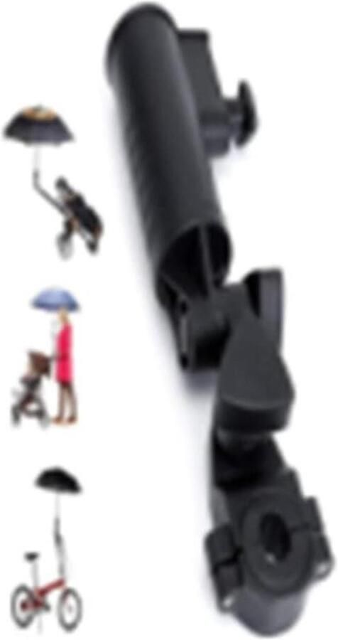 Allecto plus Universele Paraplu Houder voor Golf Trolley en Wandelwagen met Fiets Accessoires