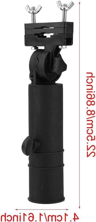 Trolley Universele Parapluhouder Verstelbare Zwarte Paraplubak voor Golfkarhandgrepen van Dioche