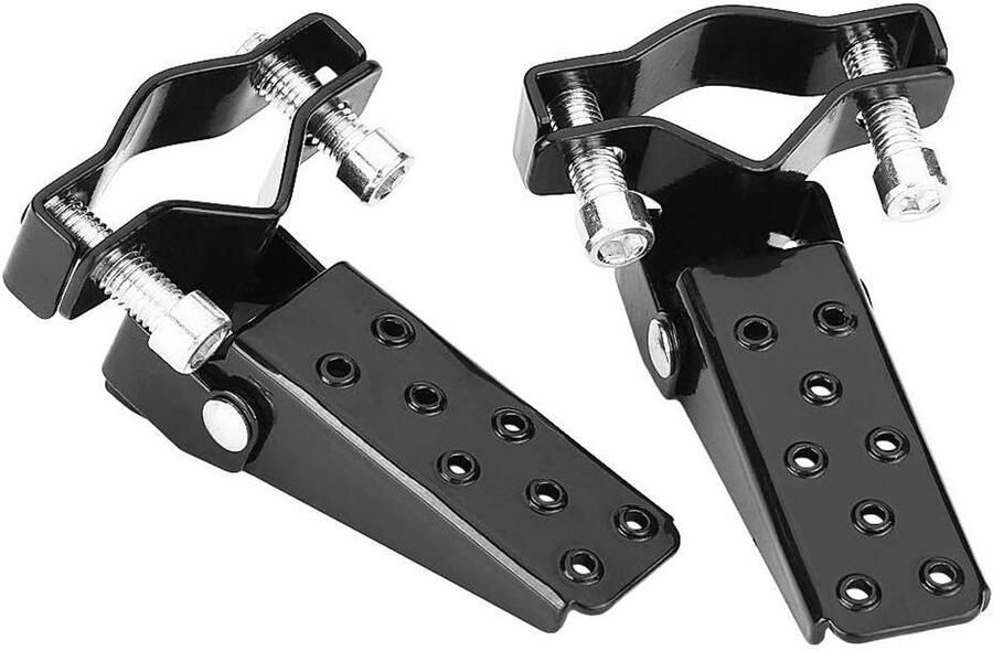 Allecto Plus Universele Voetsteun Snelweg voor Motorfiets Verstelbare Metalen Fiets Voetsteun