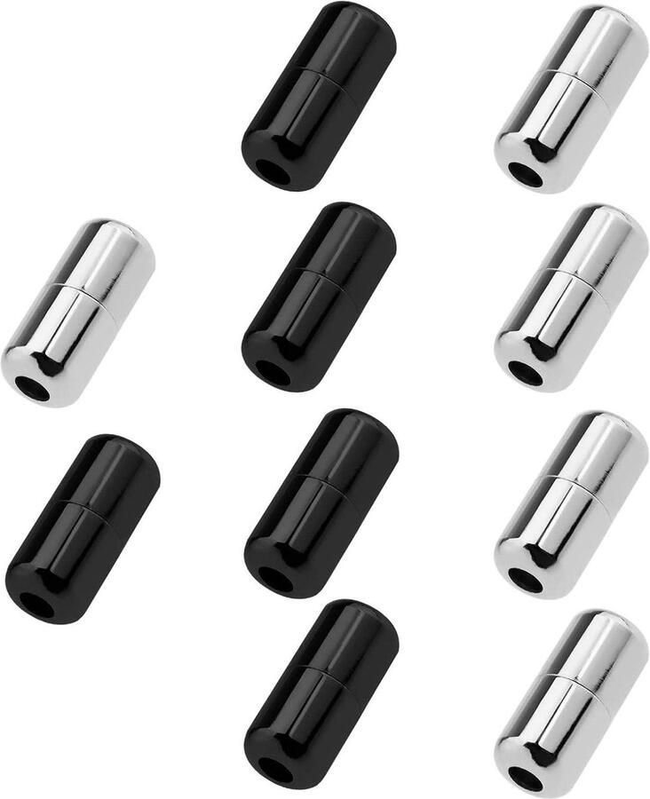 Allecto Plus Verlengconnectoren voor bal ketting Set van 10 stuks 37 mm koord gat diameter Voor gordijn tafellamp armband Koperkleurig