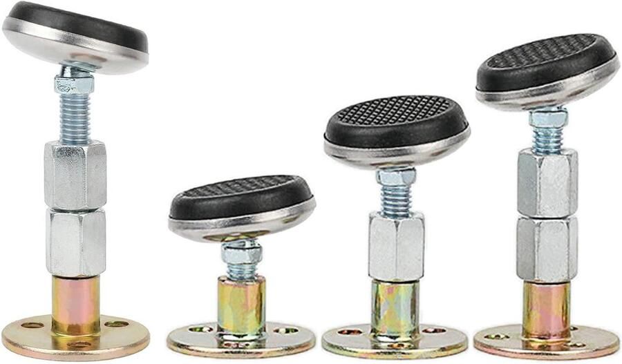 Allecto Plus Verstelbare Bed Frame Hoofdbord Stopper Antishake Tool voor Bed en Meubels 4 Stuks