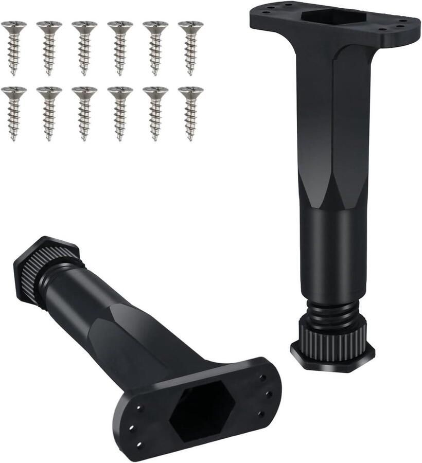 Allecto plus Verstelbare Bedframe Steunpoten voor Kingsize Bed Duurzame Middensteunpoot voor Meubels