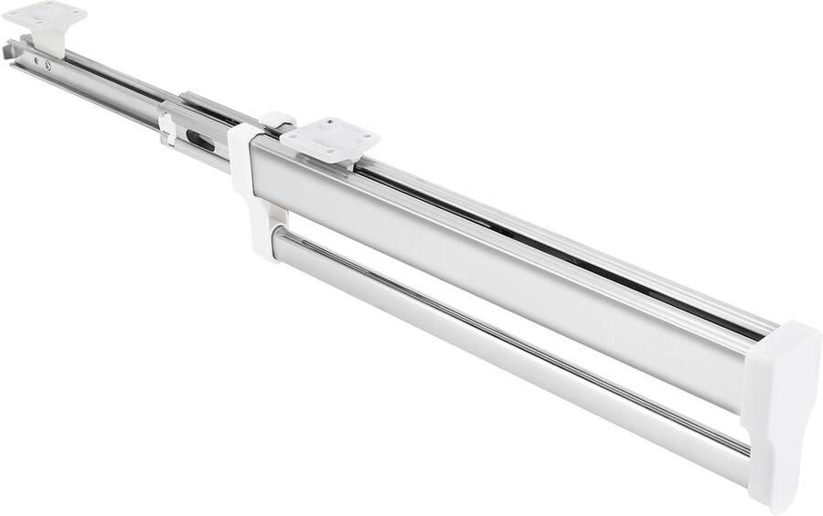 Allecto Plus Verstelbare kledinghanger rail voor kast Uittrekbare kaststang met kledingrail Kast organizer rek 320 mm Kledingkast accessoires