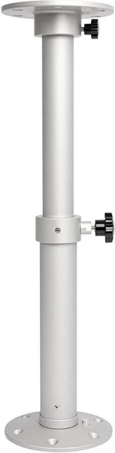 Allecto Plus Verstelbare Tafelpoot voor Camper Caravan Tafelstandaard 450-700mm 360° Draaibaar RV Tafelpoot Telescopisch Verwijderbaar Camping Jacht Boot Luifel Balkon Familie Stabiele en Duurzame Constructie