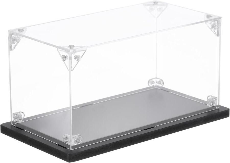 Allecto plus Vitrine van acryl 10 x 20 x 10 cm transparant stofdicht Organizer voor actiefiguren verzameling