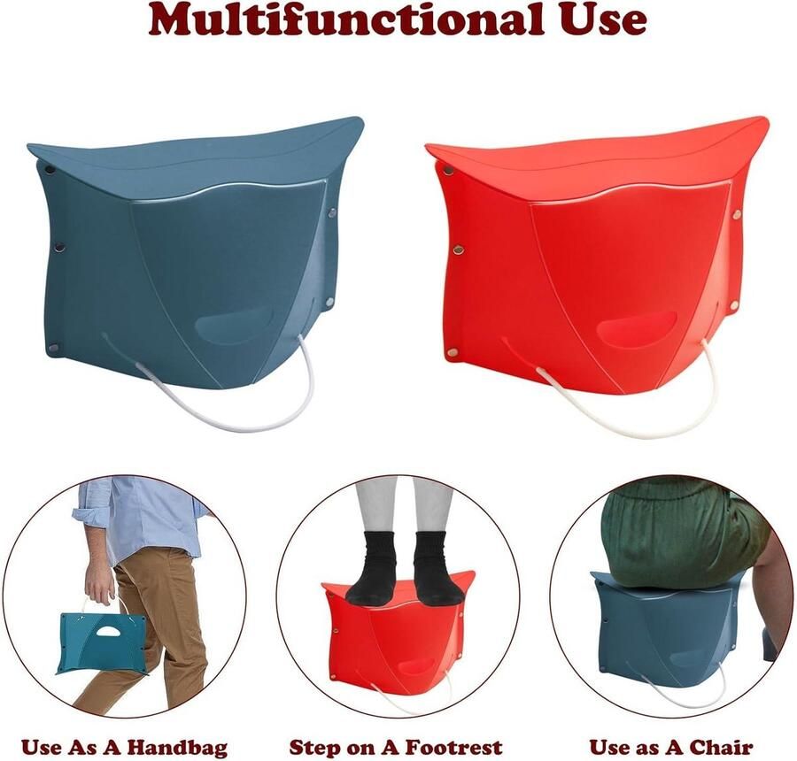 Allecto plus Vliegtuig reis voetensteun draagbare voetensteun voor vliegtuig reizen en kamperen