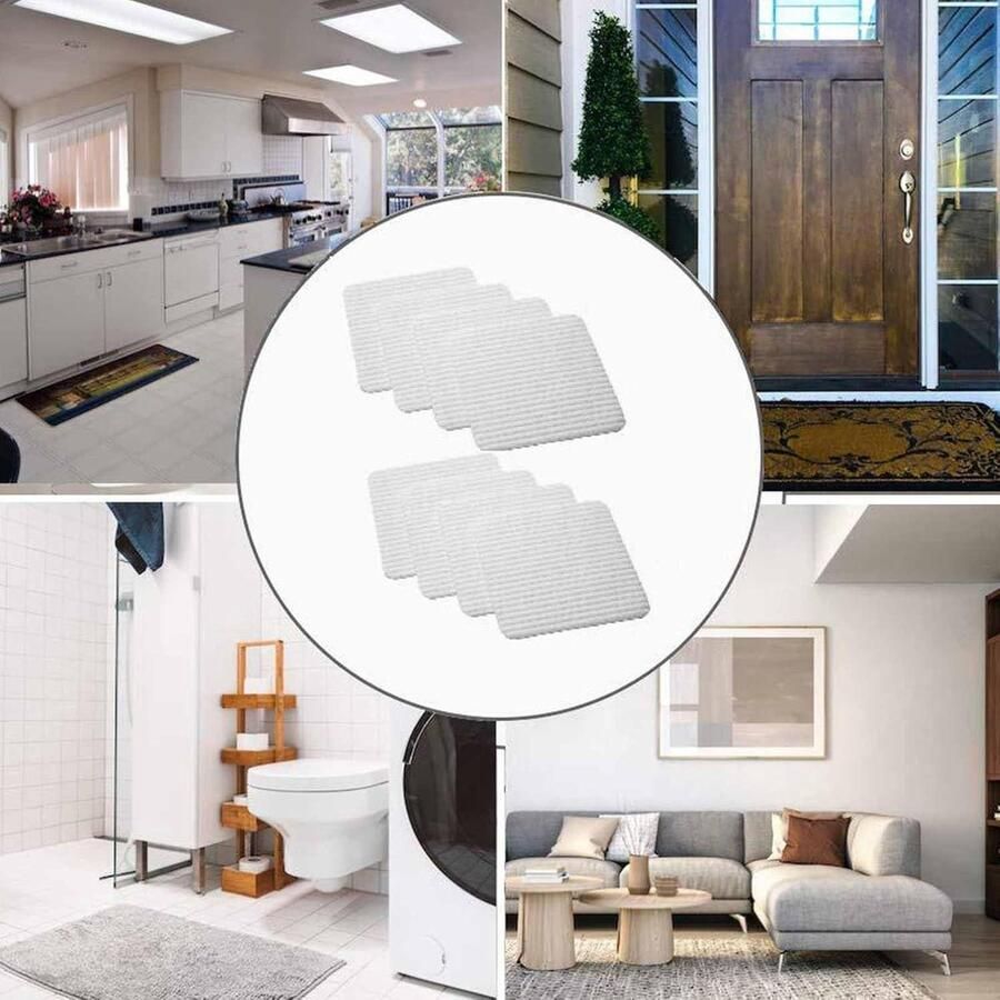 Allecto Plus Vloerkleed Gripper voor bescherming hardhouten vloeren tegen schade Antislip tapijtpads voor grip Nieuwe materialen Houdt tapijt op zijn plaats Voorkomt glijden Platte hoek 70 characters