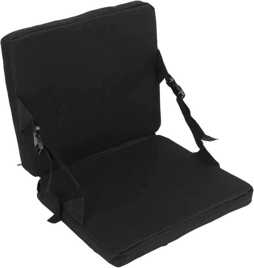 Allecto Plus Vouwkussen Vloer Stoel voor Gaming en Meditatie Verstelbare Rugleuning Comfortabel en Opvouwbaar Geschikt voor Outdoor en Indoor Gebruik