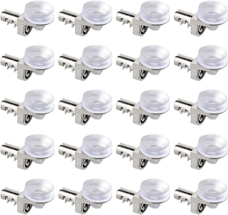 Allecto Plus Wandplank Ondersteuning Hoekframe Houder Wandplank Beugel Insert Plankhouder Vloerdrager Zuignap Glasplank Ondersteuning 5 mm voor Boekenkast Meubels Kast Plankrek (30 Zilver)