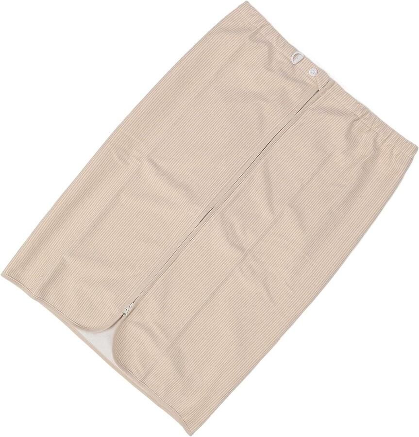 Allecto Plus Waterdicht Incontinentie Matras voor Volwassenen met Rits Herbruikbaar en Absorberend Katoen Ouderenzorg Khaki