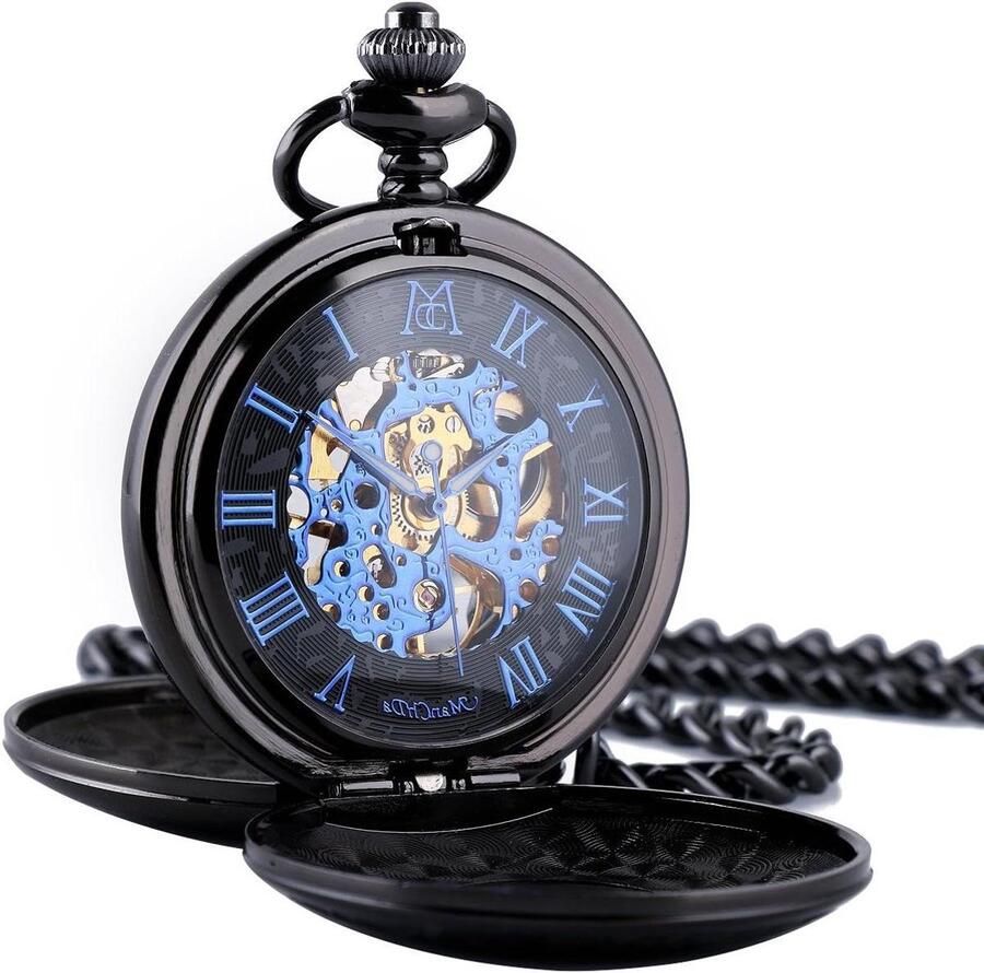 Allecto Plus Zakhorloge met antieke stijl en handopwinding voor heren