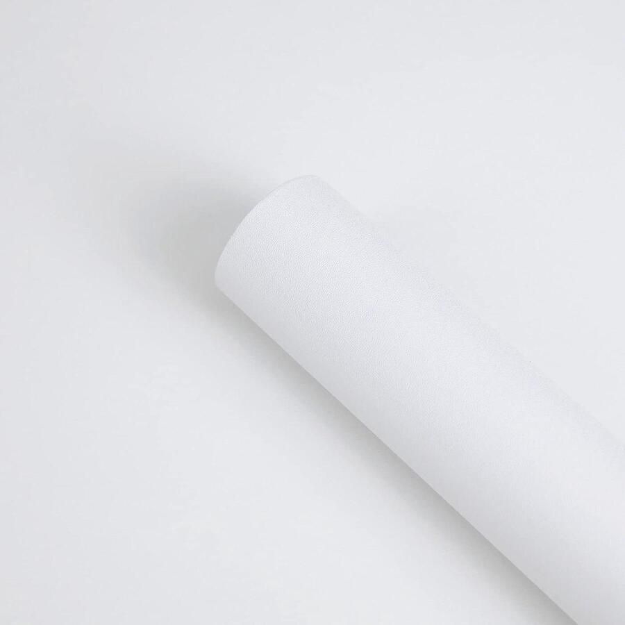 Allecto plus Zelfklevende Meubelfilm Wit 40 cm x 300 cm Waterdicht Meubel Sticker Decoratie voor Muren Kasten Tafels