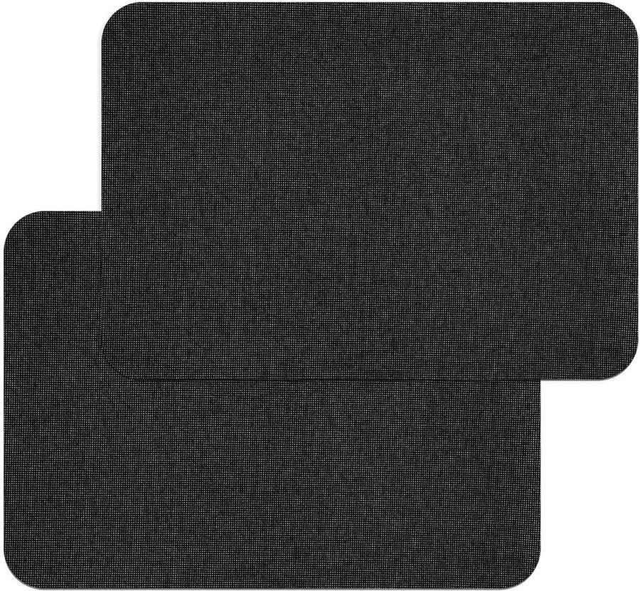 Allecto Plus Zelfklevende reparatiepatches voor stof en canvas Waterdicht Reparatieset 2 stuks Zwart Voor banken tenten meubels autostoelen ligstoelen 279 x 203 cm