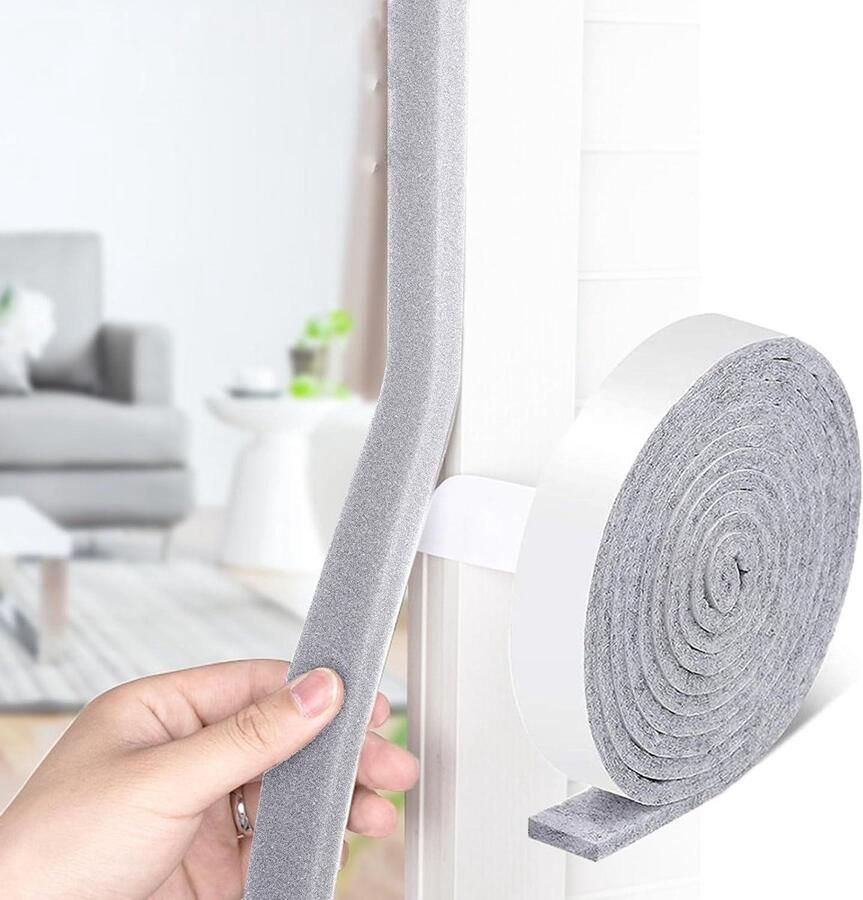 Allecto Plus Zelfklevende viltglijders voor bescherming meubels en antislip ramen Set van 8stuks