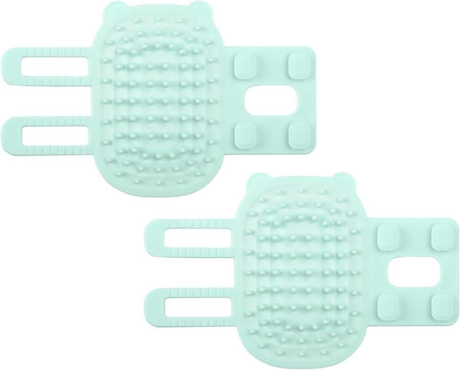 Allecto plus Zelfreinigende Kattenborstels Kattenverzorgingsmassage Borstels Verstelbaar Kattengezichtskrabbers Afwerpborstel voor Tafelpoten Klimrek Hond Huisdier Afwerphandschoen