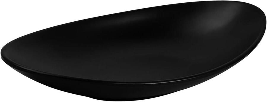 Allecto Plus Zwart ovaal sieradendienblad Japanse stijl Decoratieve organizer voor ringen sleutelhangers en meer Commode decoratie 84 characters