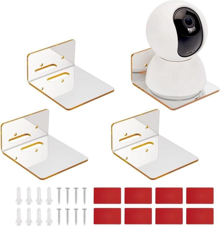 Allecto plus Zwarte drijvende planken set van acryl voor slaapkamerdecoratie Decoratieve wandplanken voor router en verzamelstukken 8 7 x 8 x 4 3 cm Stijlvolle muurplanken in zwart