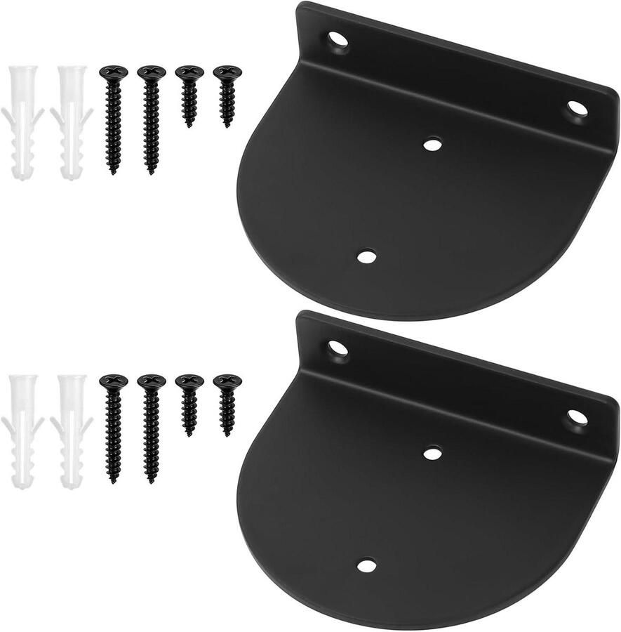 Allecto plus Zwevende plankbeugels (2 stuks) onzichtbaar en zwaar voor wandmontage