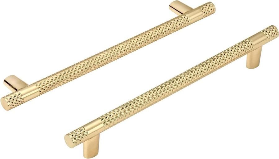 Allecto Premium 10 stuks gouden keukenkast handgrepen 192mm set van deurgrepen voor keukenkasten