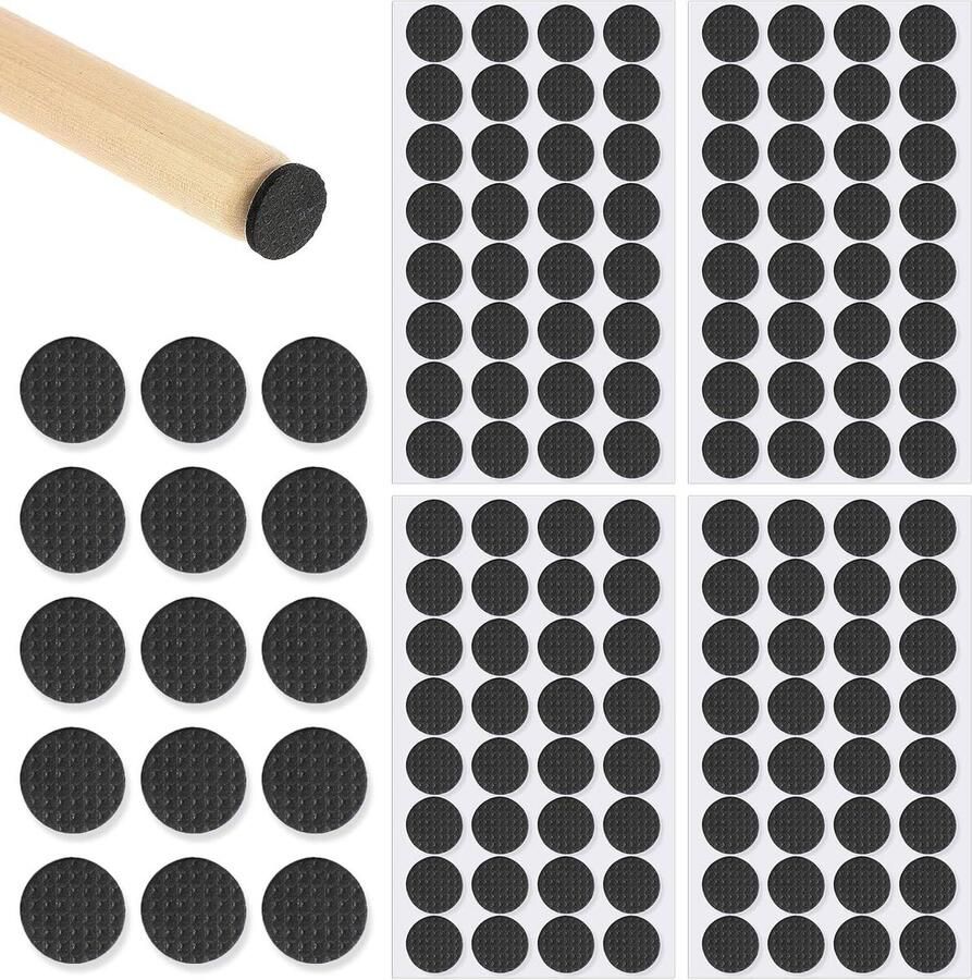 Allecto Premium 128 stuks antislip pads 20 mm voor meubelstoppers Tegel- en hardhouten vloeren Meubelpoten en stoelpoten Antislip meubelbeschermers