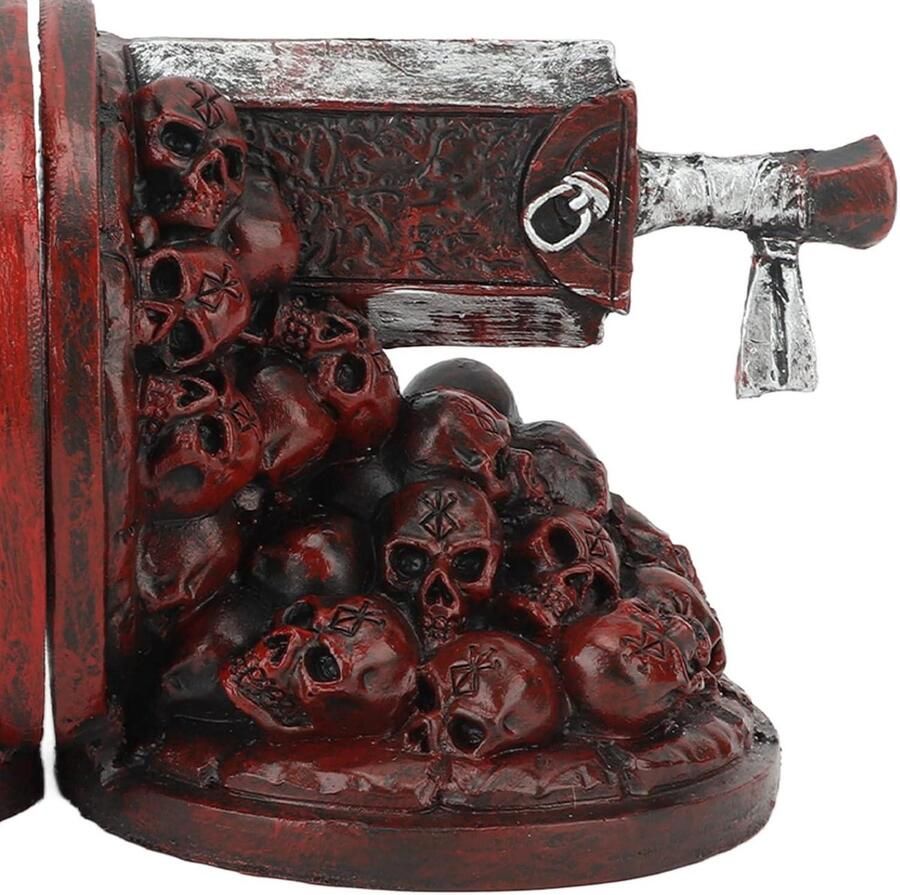 Allecto Premium Boekensteunen Vintage Hars Berserk Anime Decoratief Ornament Bureau Decoratie met Furious Dragon Slayer – Unieke en Stijlvolle Boekensteunen