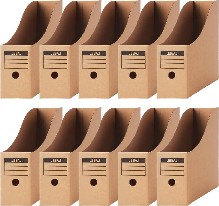 Allecto Premium Kartonnen Documenthouders A4 Formaat Bureau Organizer voor Mappen & Kantoorbenodigdheden