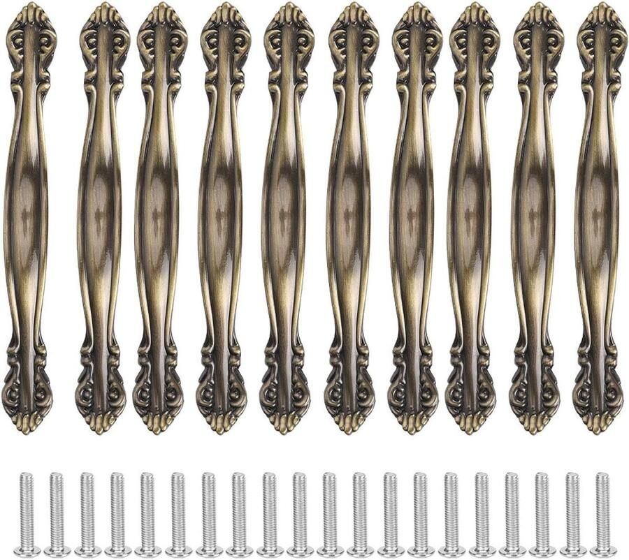 Zeynomax Meubeldeur Boog Handvat Pull Bronzen Toon Keuken Knoppen Meubelbeslag Deur Pull 10 Stuks