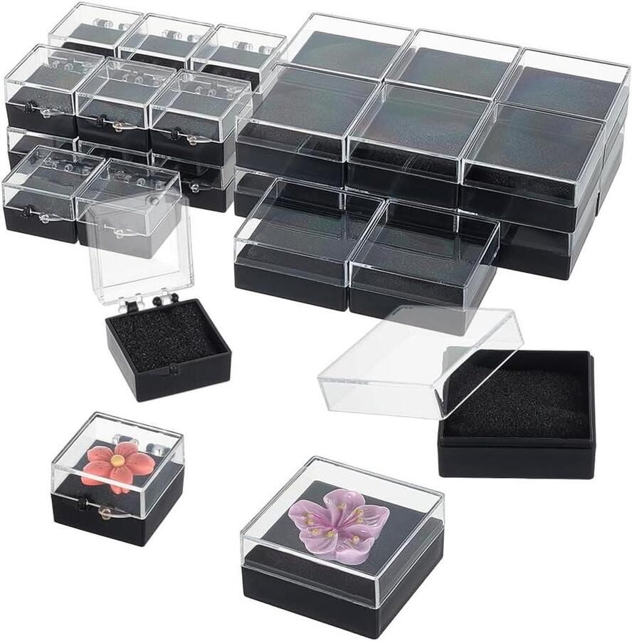 Allecto Premium Opbergdozen voor pennen en medailles Set van 32 maten Beschermende schuiminzetstukken Organisatie van verzamelobjecten